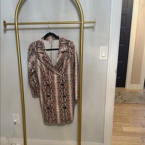 Snake Print Dress